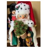 PPP042- Wooden Christian Ulbricht Santa Nutcracker