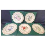 PPP066 - Lenox The Garden Bird Plate Collection (5)