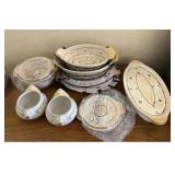 PPP077- Assorted Temptations Old World Cream Serveware