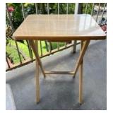 PPP085- Foldable Wooden Snack Tray 