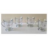 PPP120-Set Of 4 Holly Berry Mugs By WILLIAMS-SONOMA