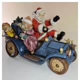 PPP149-Playful Porcelain Santa On Wheels