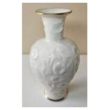 PPP189-"Flowers Of Affection" Fine Ivory China Vase