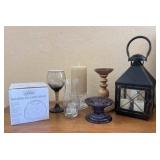 PPP204- Assorted Candle Holders & Rotating Tea Light Shade