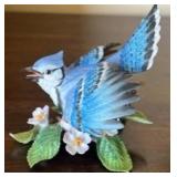 PPP223- Lenox Blue Jay Porcelain Bird Figurine