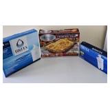 PPP238-Gotham Steel Crisper Tray And 2 Boxes Of Brita Filters