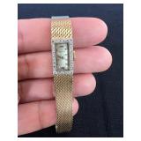 PPP257- Glycine Swiss 14k Gold Ladies Wristwatch