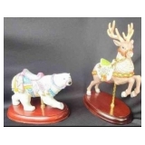 PPP062 - Lenox Carousel Collections Polar Bear and Reindeer 