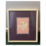 WWW003- Embossed Calla Lilys 