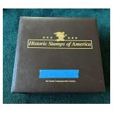 WWW056- Binder of Collectible Historic Stamps Of America - 200 Stamps