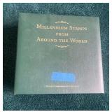 WWW059 Binder of Millenium Stamp Book From Around The World