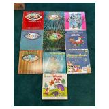 WWW065- Vintage Walt Disney Vinyl Records w/Books