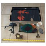 WWW091 Marusei Serving Tray and Various Trinkets
