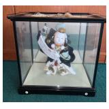 WWW119 Japanese Buddhist Doll in Lacquer Case