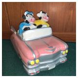 WWW120 Ceramic Driving Cow Decor