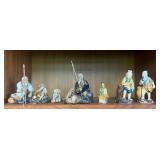 WWW128 Lot of Asian Mudmen Figures and More