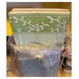 WWW162 Two Large Plastic Woven Japanese Floor Mats-As Is