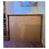 WWW170- (2) Door Cabinet (2) Draw Wood Cabinet 