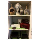 WWW172 Japanese Ceramic Vases, Wooden Stands, Asian Headrest & More!