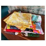 WWW187-Assorted Vintage Bark Cloth Handmade Patchwork Blankets