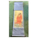 WWW192- Original Asian Water Color? Art On Scroll