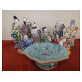 ADC024 Large Lot of Ceramic Oriental Figurines & More