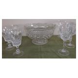 ADC059 Cristal de Flandre Glasses, Punchbowl & More