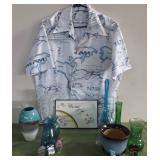 ADC076 Glassware for Floral Arrangements & Pan Am Shirt