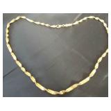 ADC080 12" Twisted Gold Chain