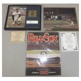 ADC104 Rod Carew , PawSox, Cal Ripkin Baseball Memorabilia