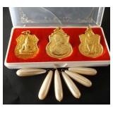 ADC126 Thai Gold Pendants & Pearl Like Beads