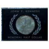 HKC322 ~ Uncirculated 1964 Kennedy Half Dollar (90% silver)