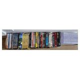 KKF037-Assortment Of DVDs/ VHS/CD Cases