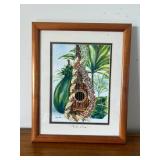 KKF042- Framed Print Titled Mele Pua By Peggy Chun 