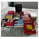 KKF072- Various Polish Books, Dictionary’s And More