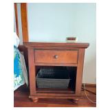 KKF083- Aspen Home Wooden Night Stand With Charging Port 