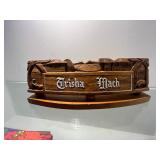 KKF096 Carved Wood Decorative Hawaiian Art 