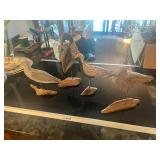 KKF104 Carved Wood Seagul Art