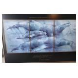 KKF137 - Humpbacks Framed Poster 