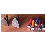 KKF202 Cast Iron Irons And Flashlights 