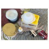 KKF217 Assorted Tupperware and Two Mixers