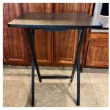 KKF222- Black Wooden Foldable Table