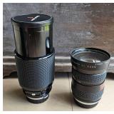 KKF248-2 Camera Lens, Vivitar Series 1 70-210mm, Zykkor MC Zoom 72mm