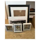 KKF257- Assortment Of Blank Picture Frames And Vintage Printed Picture