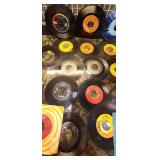 KKF259 - Assorted 45 RPM Records 