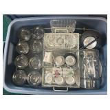 WWW216 Mystery Glassware And Silver Soldered Tea Kettles