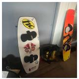 WWW219 FLX 42 Under Ground Kiteboard & Hana Crew Kiteboard, Hand Pumps