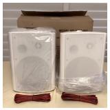 MMF006 Herdio 2-Way Waterproof Indoor/Outdoor Speakers New