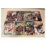 MMF026 Eight Marvel & DC Comic Books