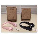 MMF032 Two Vaneless Hanging Neck Fans New 